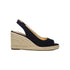 Sandali espadrillas neri slingback con zeppa corda 8 cm Lora Ferres, Donna, SKU w043000246, Immagine 0